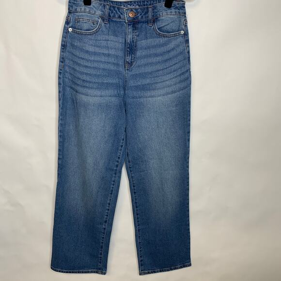 Wild Fable High Waist Wide Leg Jeans Sz 6 Medium Wash - Picture 2 of 6
